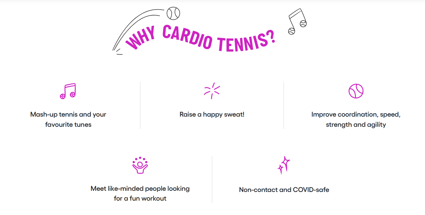cardio tennis group fitness